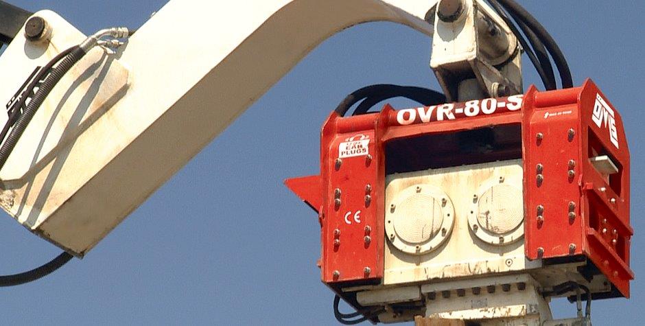 Used vibro hammer OVR 80S excavator mounted