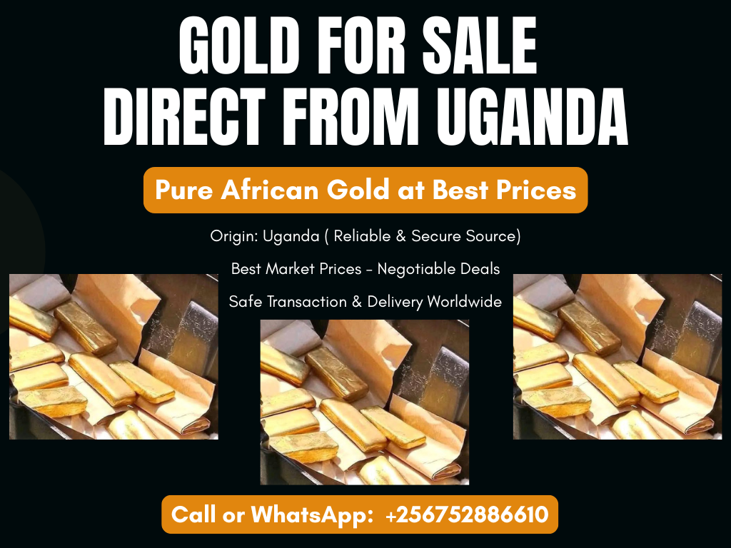 Uganda Gold Nuggets From Direct Mine Supplies +256752886610