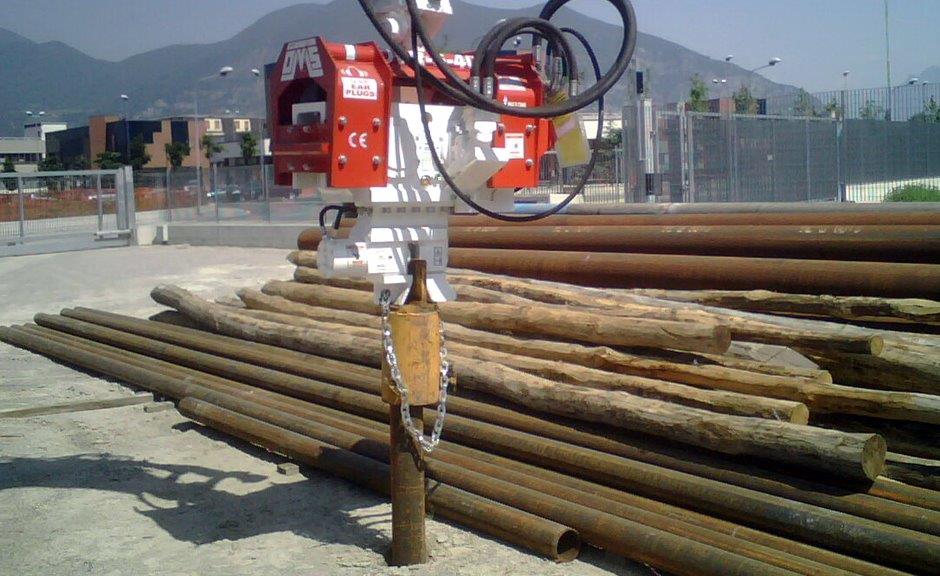 Vibro hammer OVR 40S excavator mounted