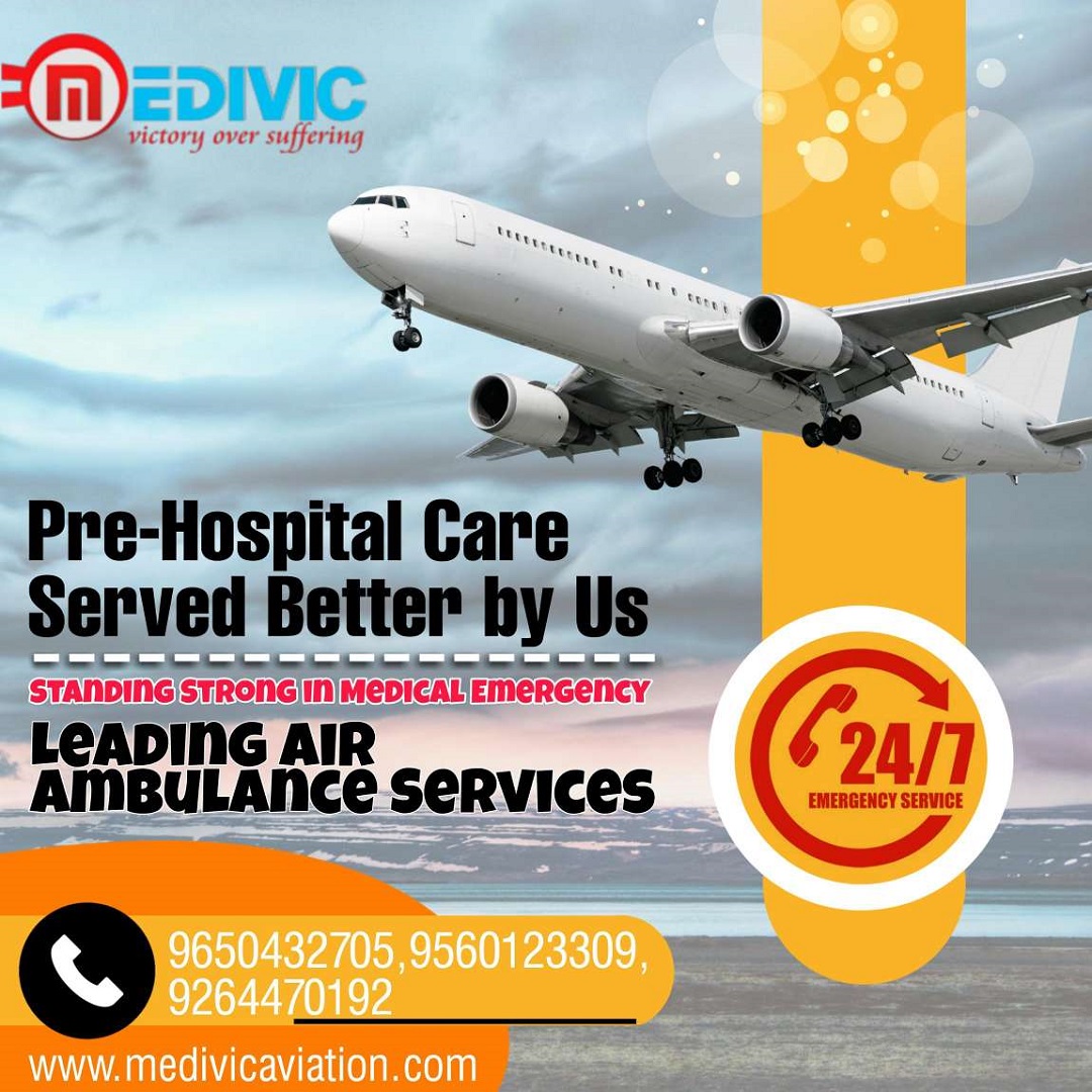 Grab the Benefit of World-Level Air Ambulance Service in Bangalore by Medivic