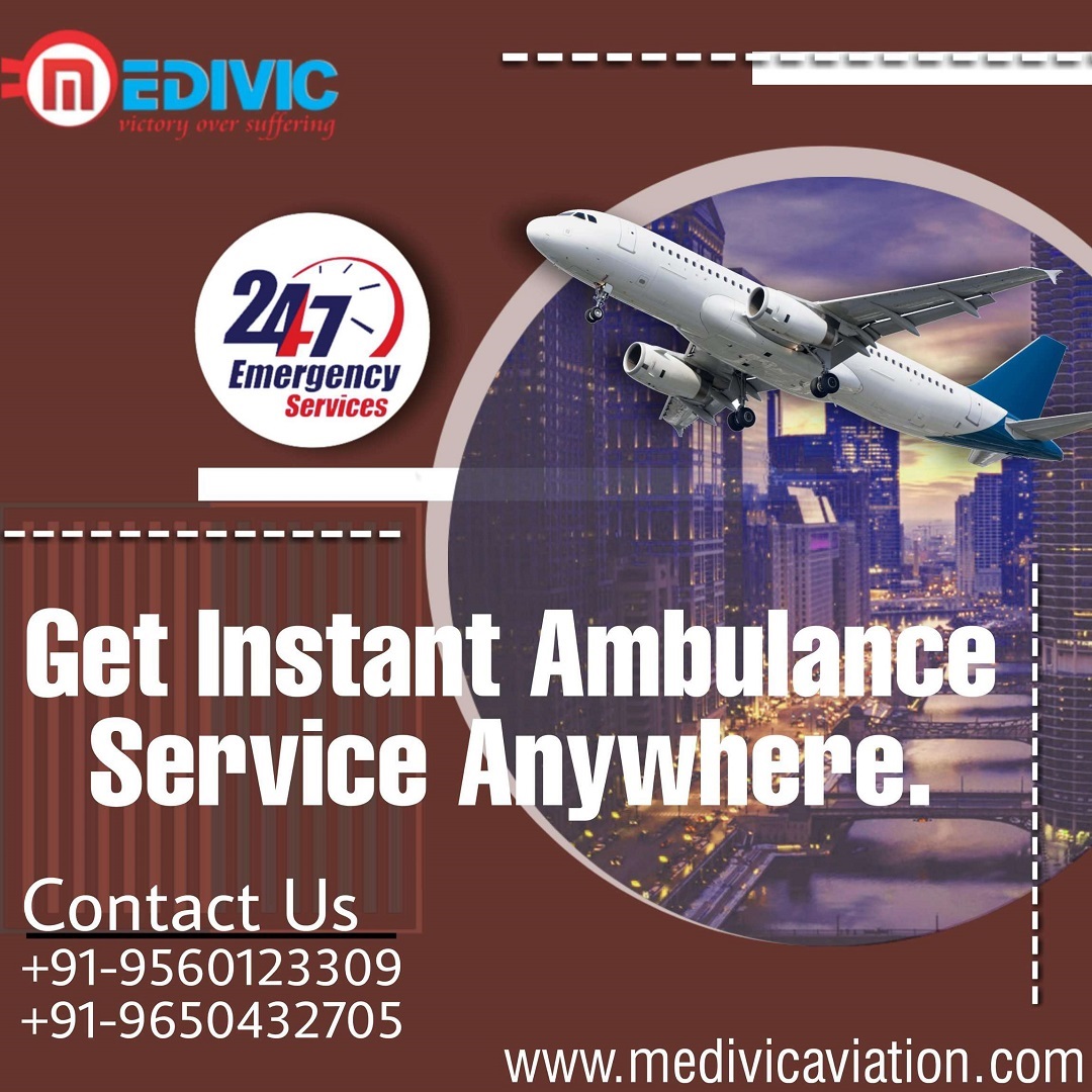 Pick India’s Leading ICU Air Ambulance in Bhavnagar by Medivic