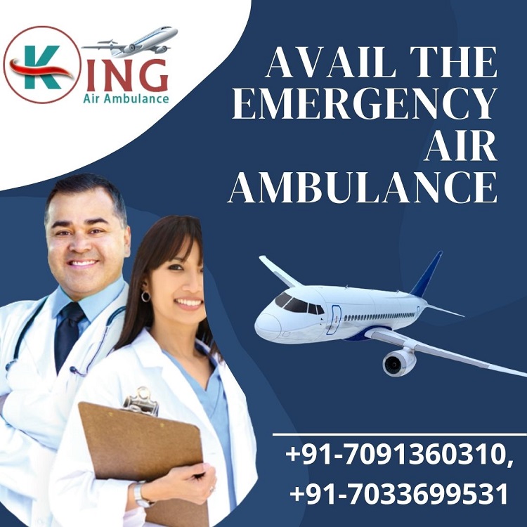 Hire High-Level Medical Support King Air Ambulance Service in Kolkata