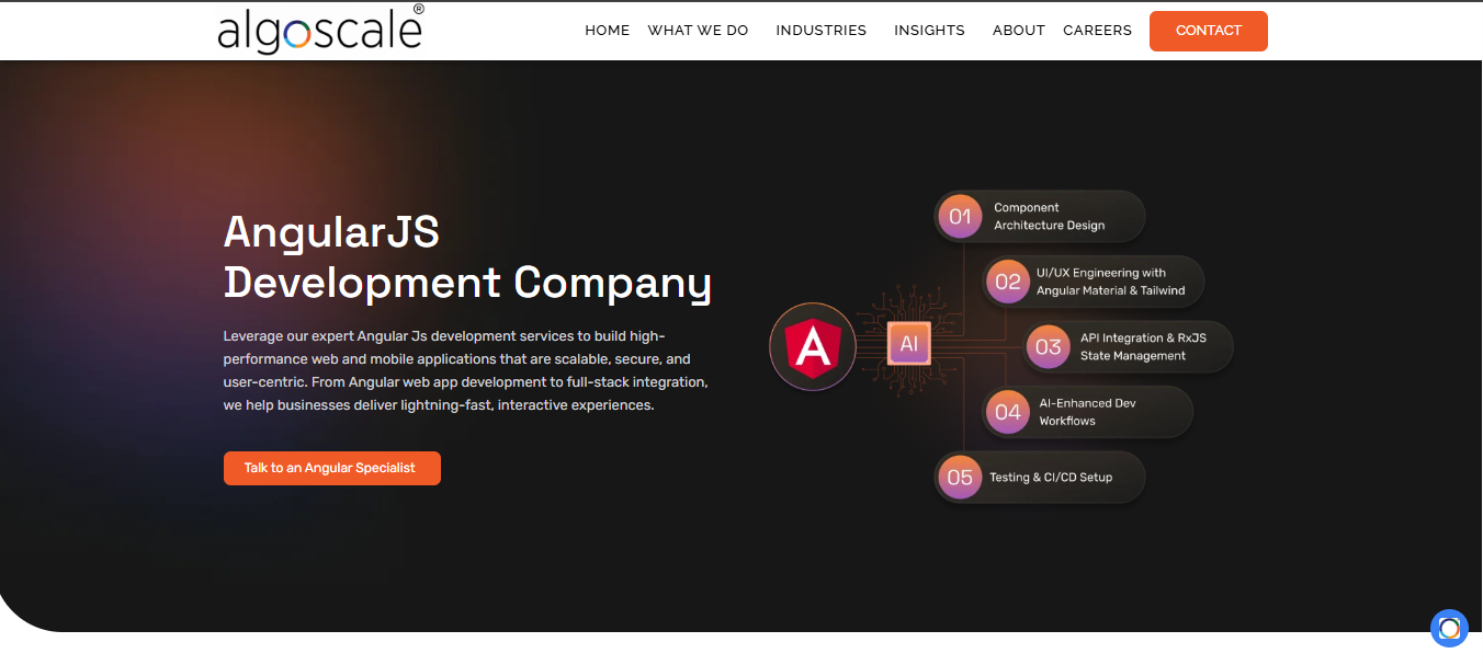 Expert Front‑End Development Services – Algoscale